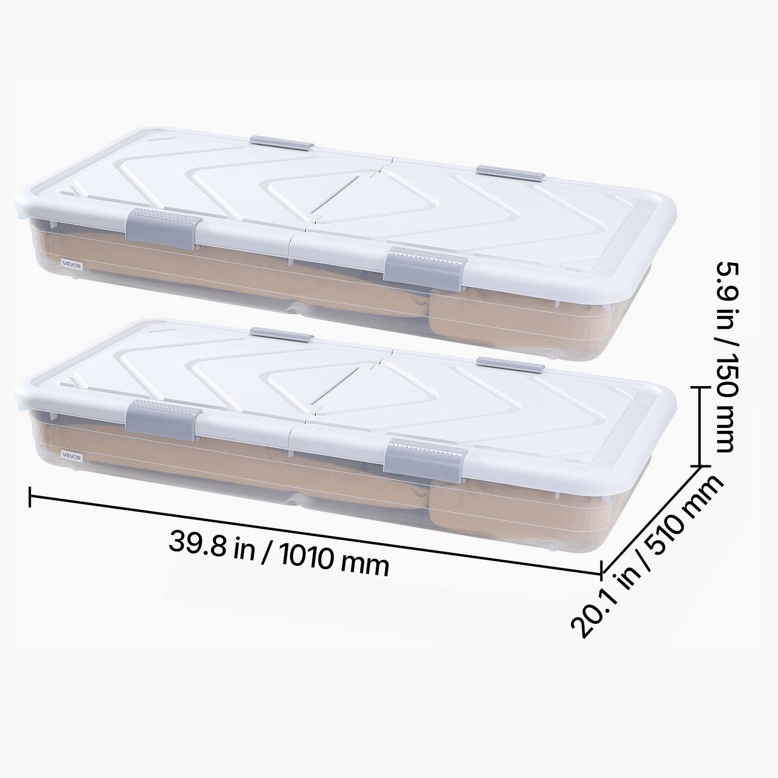 VELVOR

39.8 in / 1010 mm

20.1 in / 510 mm

5.9 in / 150 mm