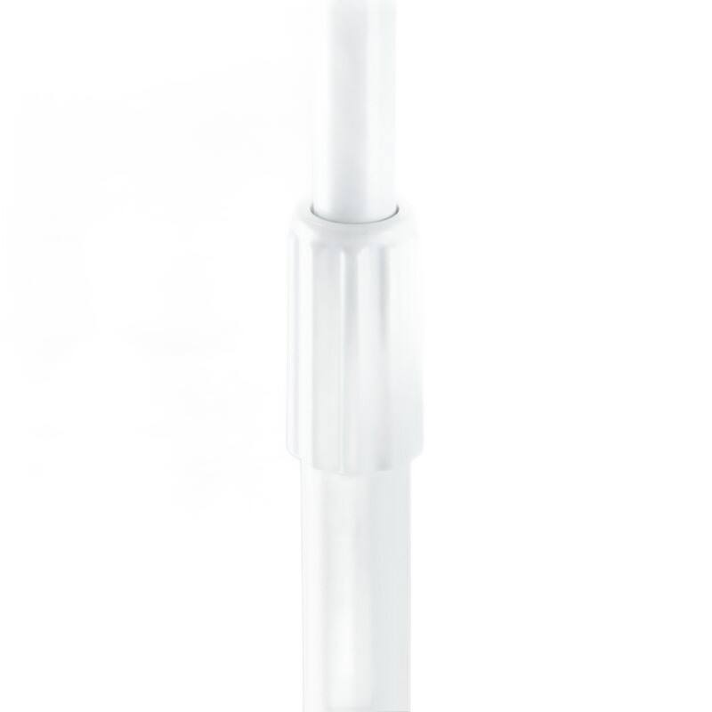 Alt View 4. On Stage Stands - On-Stage MS7201QTR Quarter Turn Round Base Microphone Stand, White - Black.