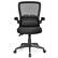 Alt View 19. Costway - Mesh Office Chair with Adjustable Height and Lumbar Support - Black.