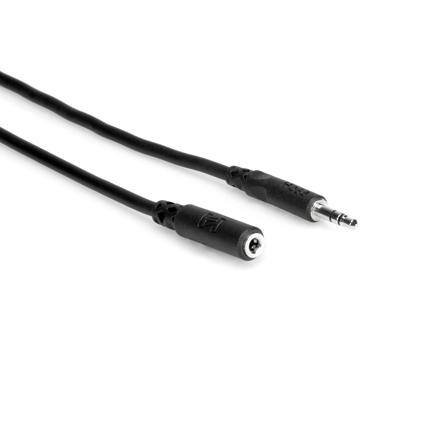 Front. Hosa Technology - MHE-102 Headphone Extension Cable, 3.5 mm TRS to 3.5 mm TRS, 2 ft.