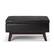 Left. Simpli Home - Owen 34 inch Wide Mid Century Modern Rectangle Coffee Table Storage Ottoman - Distressed Black.