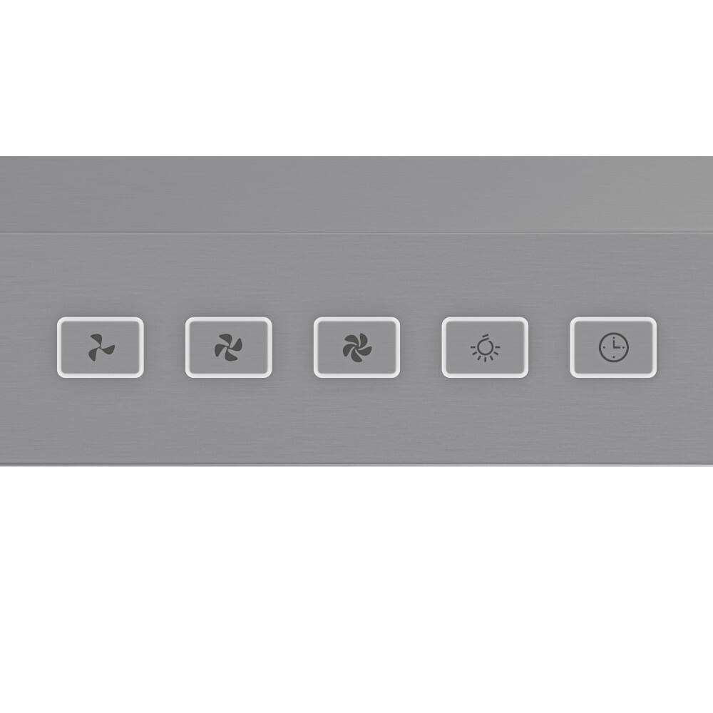 Alt View 8. Broan - Broan-NuTone 30-Inch Under Cabinet Range Hood, ENERGY STAR, 350 Max Blower CFM - Stainless Steel.