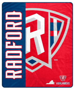 Pegasus - Radford Highlanders 50" x 60" Endzone Ultra Soft Throw Blanket - Multicolor