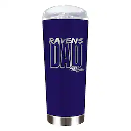 Great American Products - Baltimore Ravens Dad 18oz. Roadie Tumbler - Multicolor