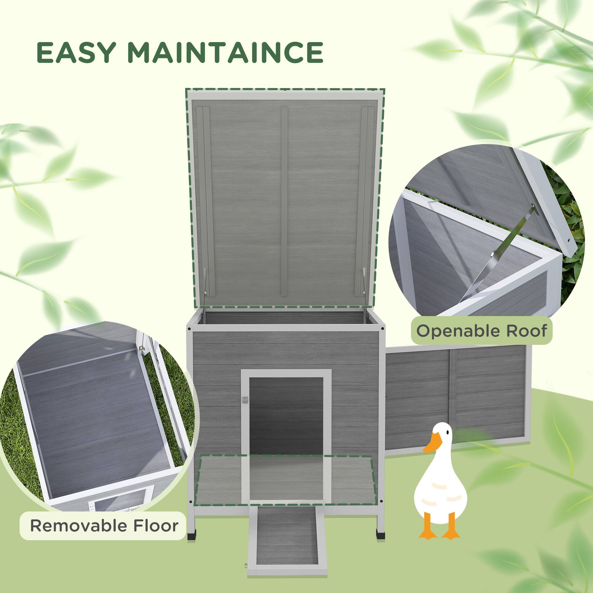 EASY MAINTENANCE

- Openable Roof
- Removable Floor