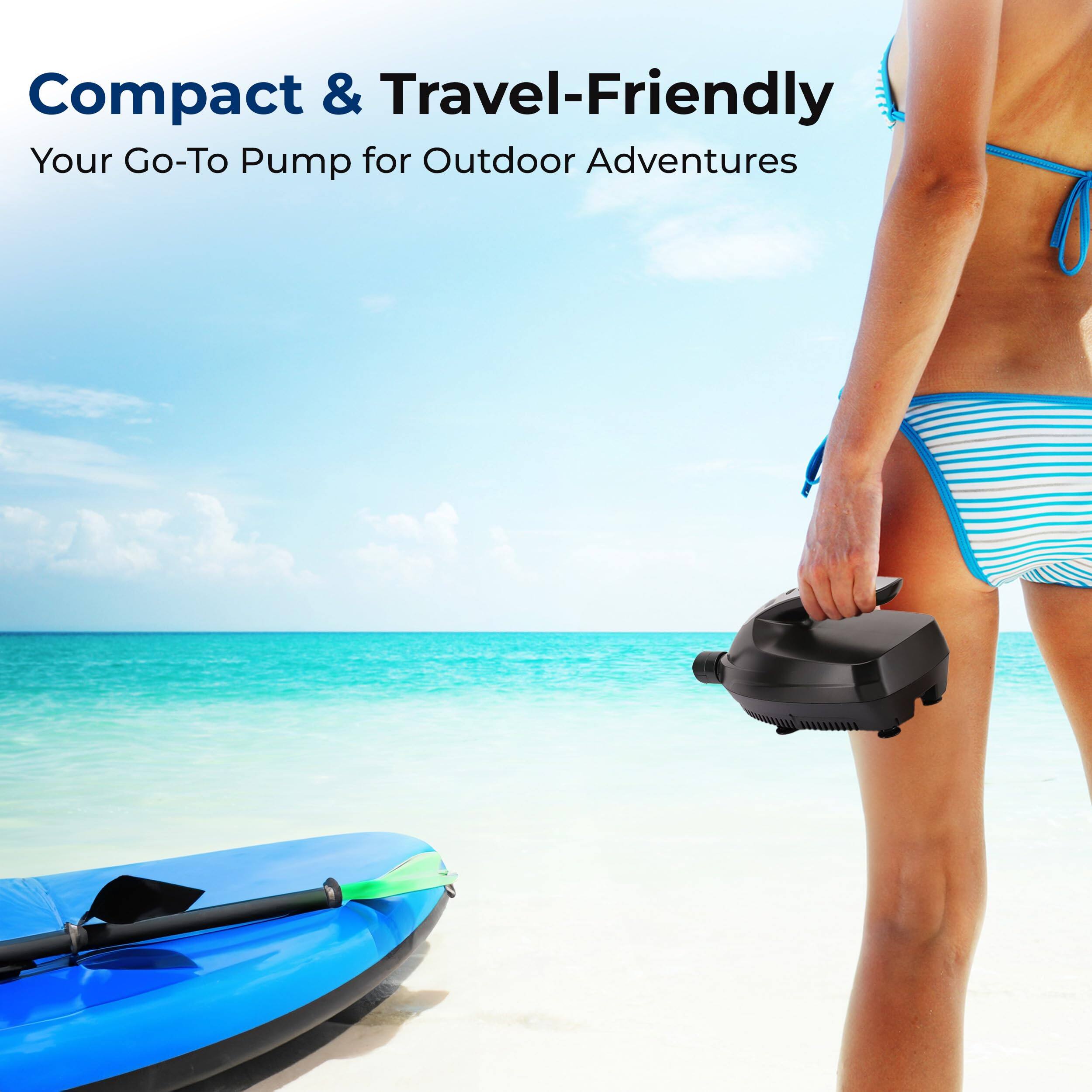 Compact & Travel-Friendly  
Your Go-To Pump for Outdoor Adventures