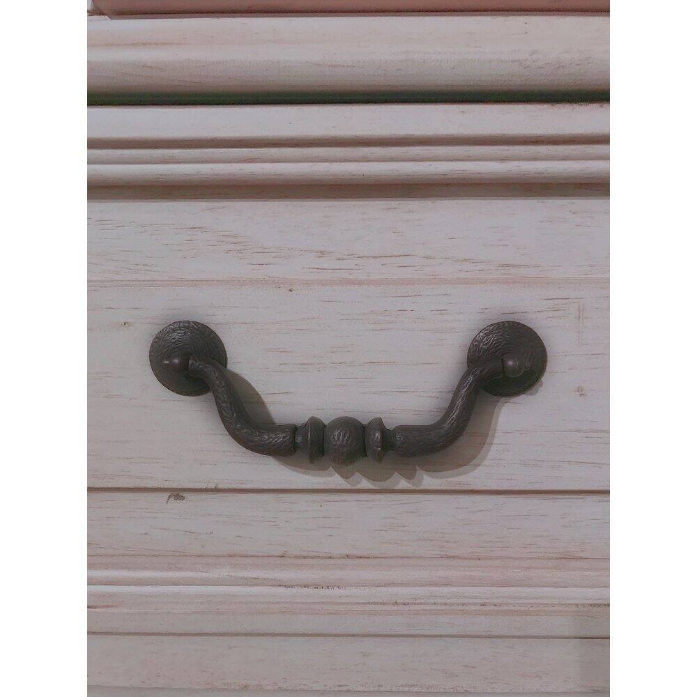 Alt View 7. American Woodcrafters - Stonebrook 3-Drawer Nightstand - Light Distressed Antique Gray - Gray.