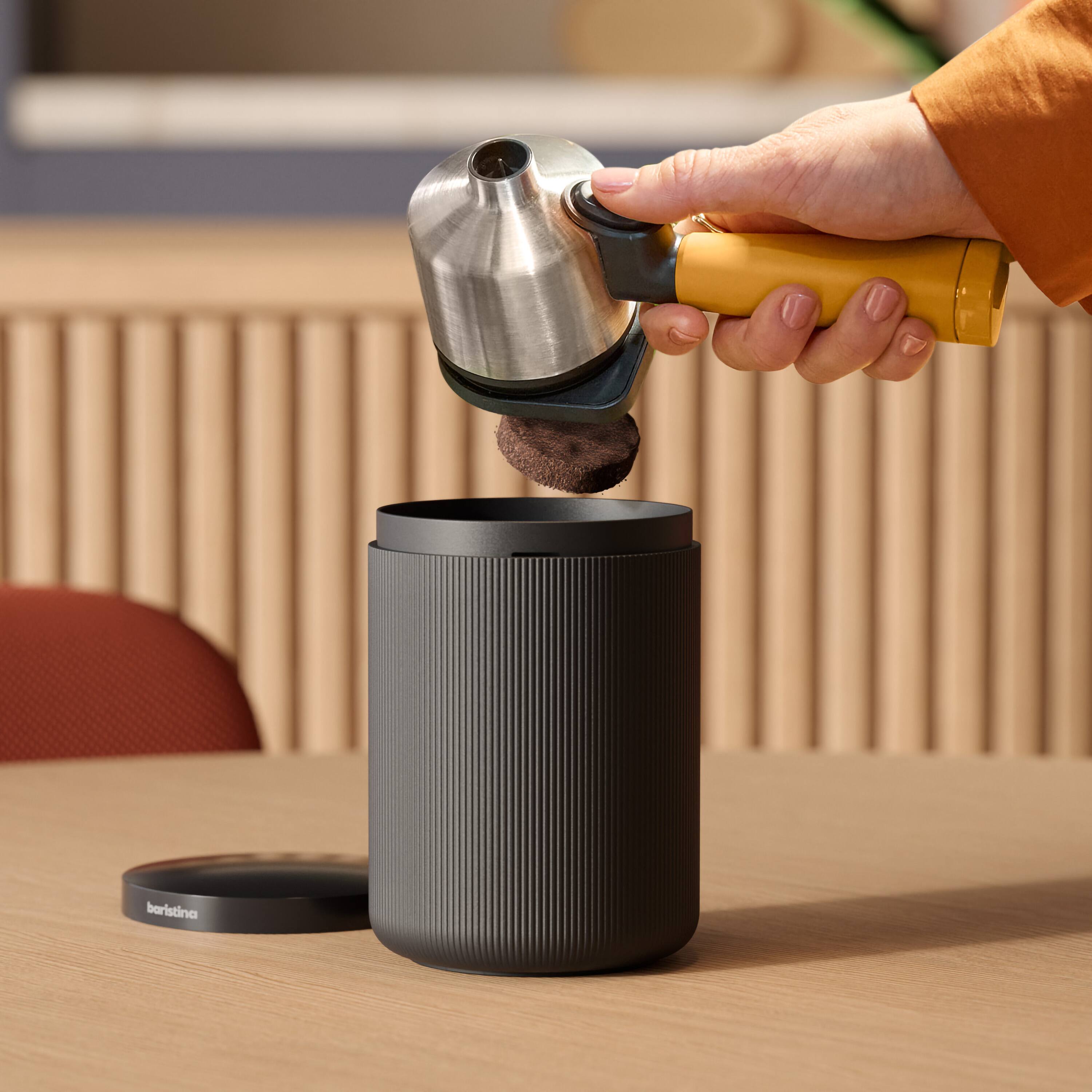 Left. Philips - Grounds Bin - Black.