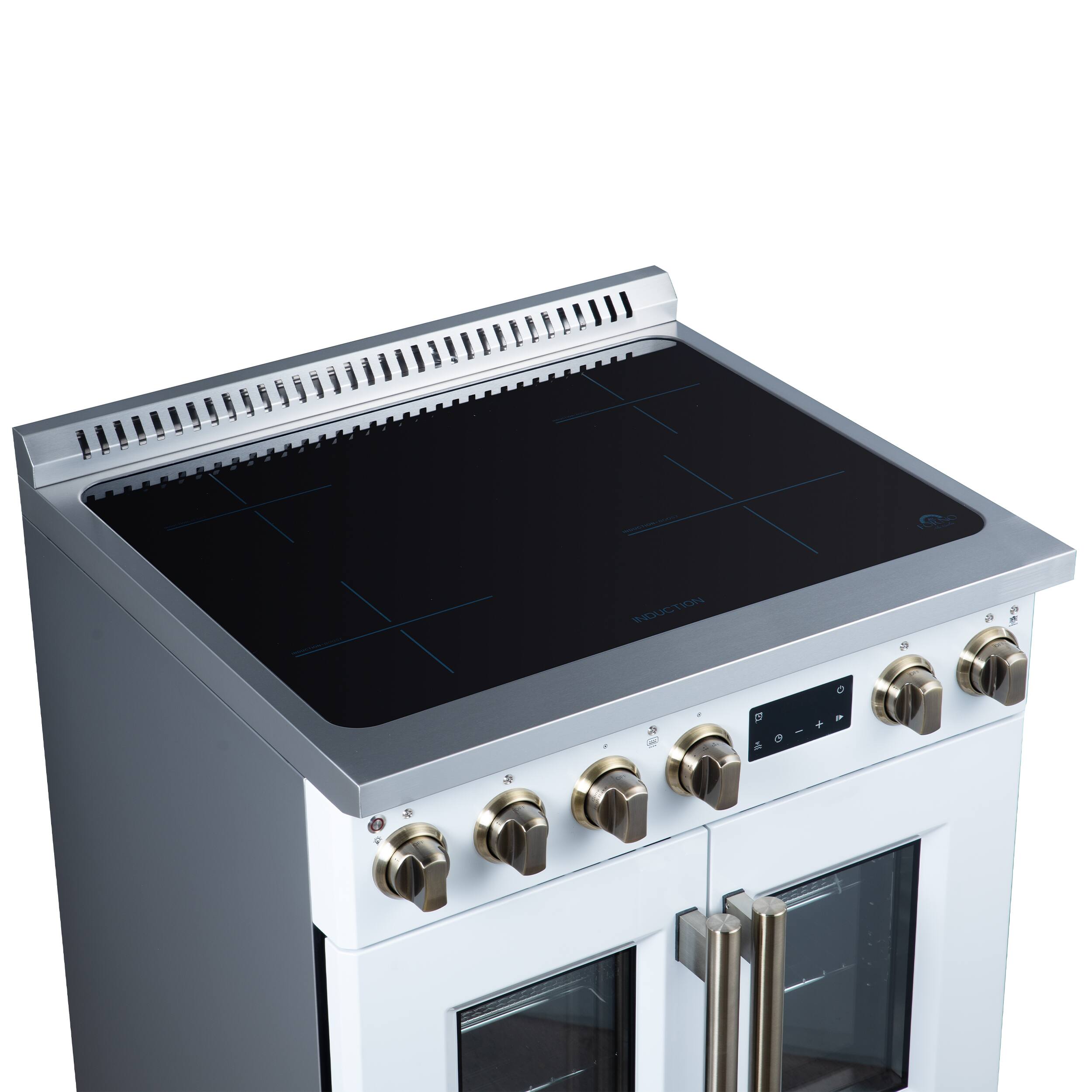 Forno Appliances Torino 30 in. Freestanding French Door Induction Range ...