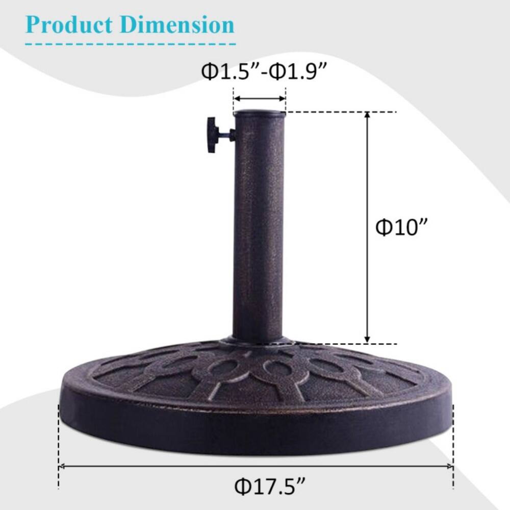 Product Dimension  
Φ1.5"-Φ1.9"  
Φ10"  
Φ17.5"