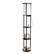 Alt View Zoom 13. Simple Designs - Round Etagere Storage Floor Lamp with 2 USB, 1 Outlet - Black.