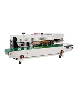 VEVOR - Continuous Bag Band Sealing Machine, 0.24-0.47 in/6-12 mm Seal Width, Horizontal Band Sealer Machine - Apricot color