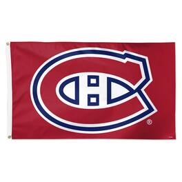 WinCraft - Montreal Canadiens 3' x 5' Primary Logo Single-Sided Flag - Multicolor