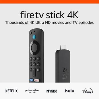 Amazon Fire TV Stick 4K 2nd Gen streaming device, includes support Amazon Fire TV Stick 4K 2nd Gen streaming device, includes support