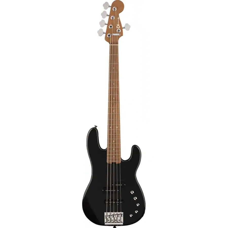 String Area Bass Charvel Pro Mod San Dimas Bass PJ V 5 String Bass Guitar, Metallic ...