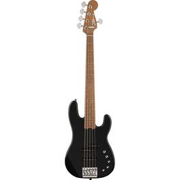 Charvel - Pro-Mod San Dimas Bass PJ V 5-String Bass Guitar, Metallic Black
