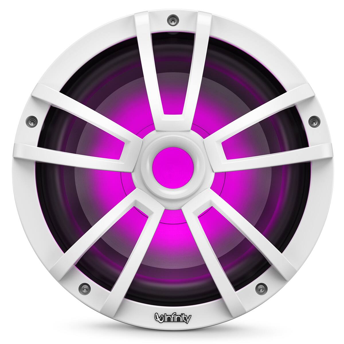 Alt View 9. Infinity - INFINITY 1022MLW 10" Marine subwoofer with rgb lighting -       White - White.