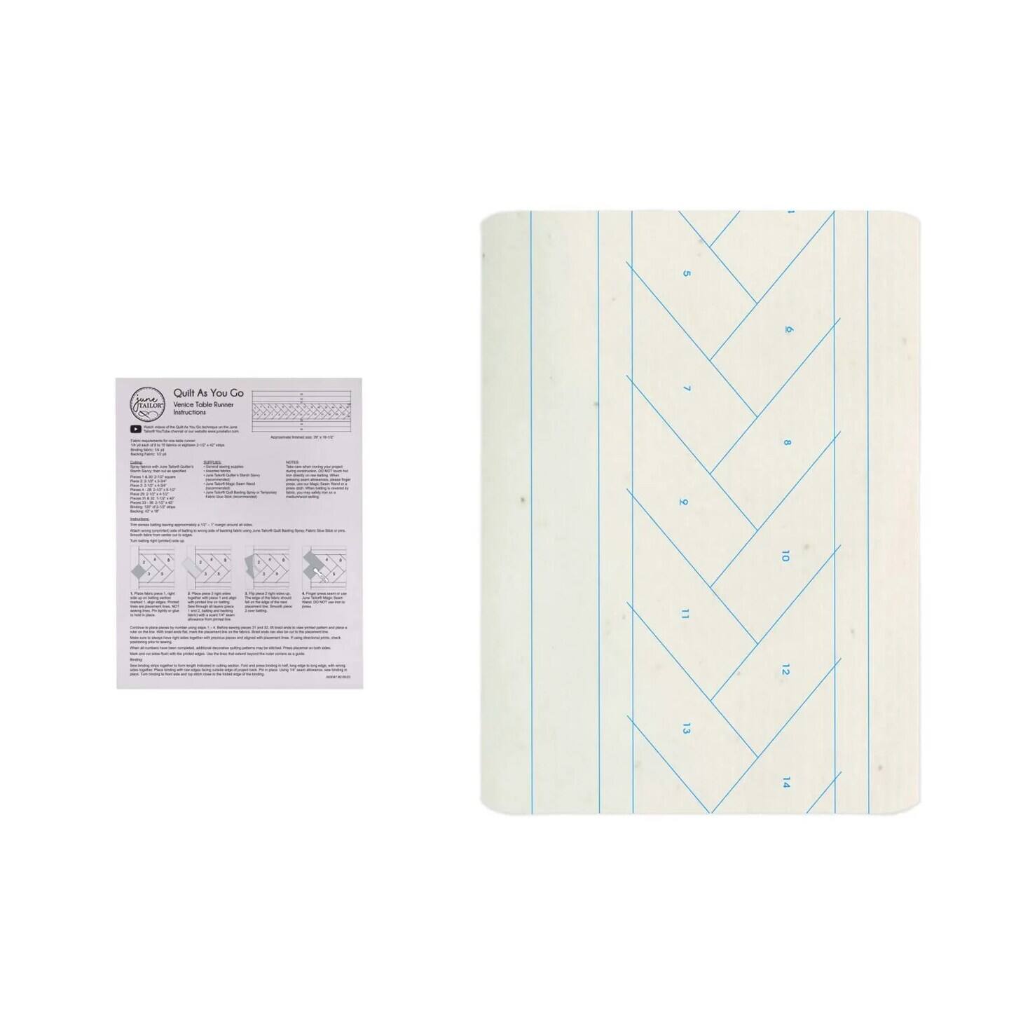 Quilt As You Go
SMOA
a - -a - - - A 1 - : I
10 = 12 13 14