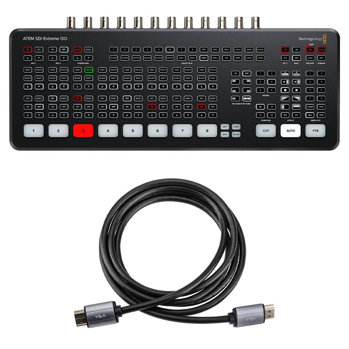 ATEM SDI Extreme ISO

Blackmagic Design

1 2 3 4 5 6 7 8

CUT AUTO