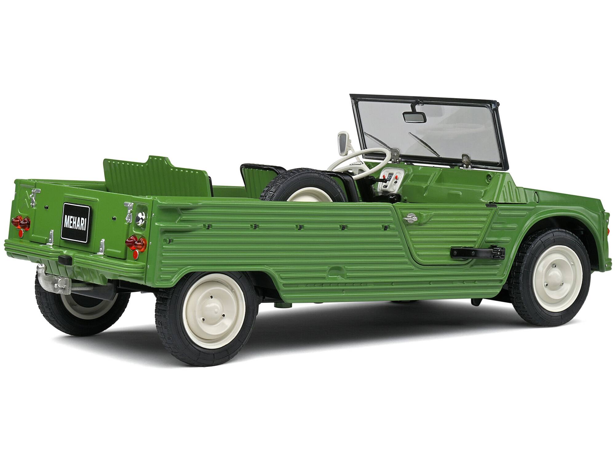 Alt View 1. Solido - 1970 Citroen Mehari MK.1 Vert Montana Green 1/18 Diecast Model Car by Solido - Green.