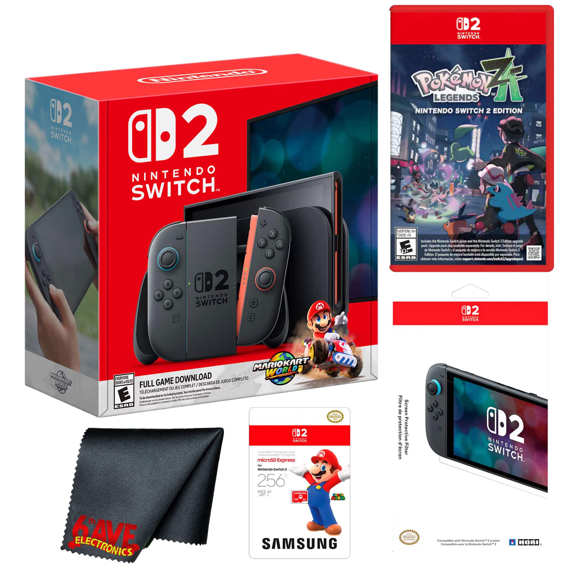 Switch 2, Mario Kart World Bundle, Pokémon Legends: Z-A, Bundle - Nintendo Switch 2