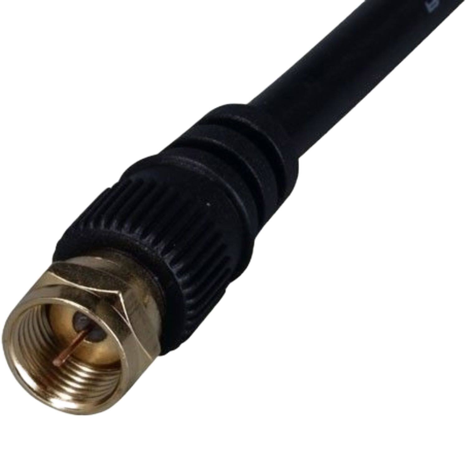 Sanoxy 3ft F Type M/M RG 59U Coaxial Cable Black - Best Buy