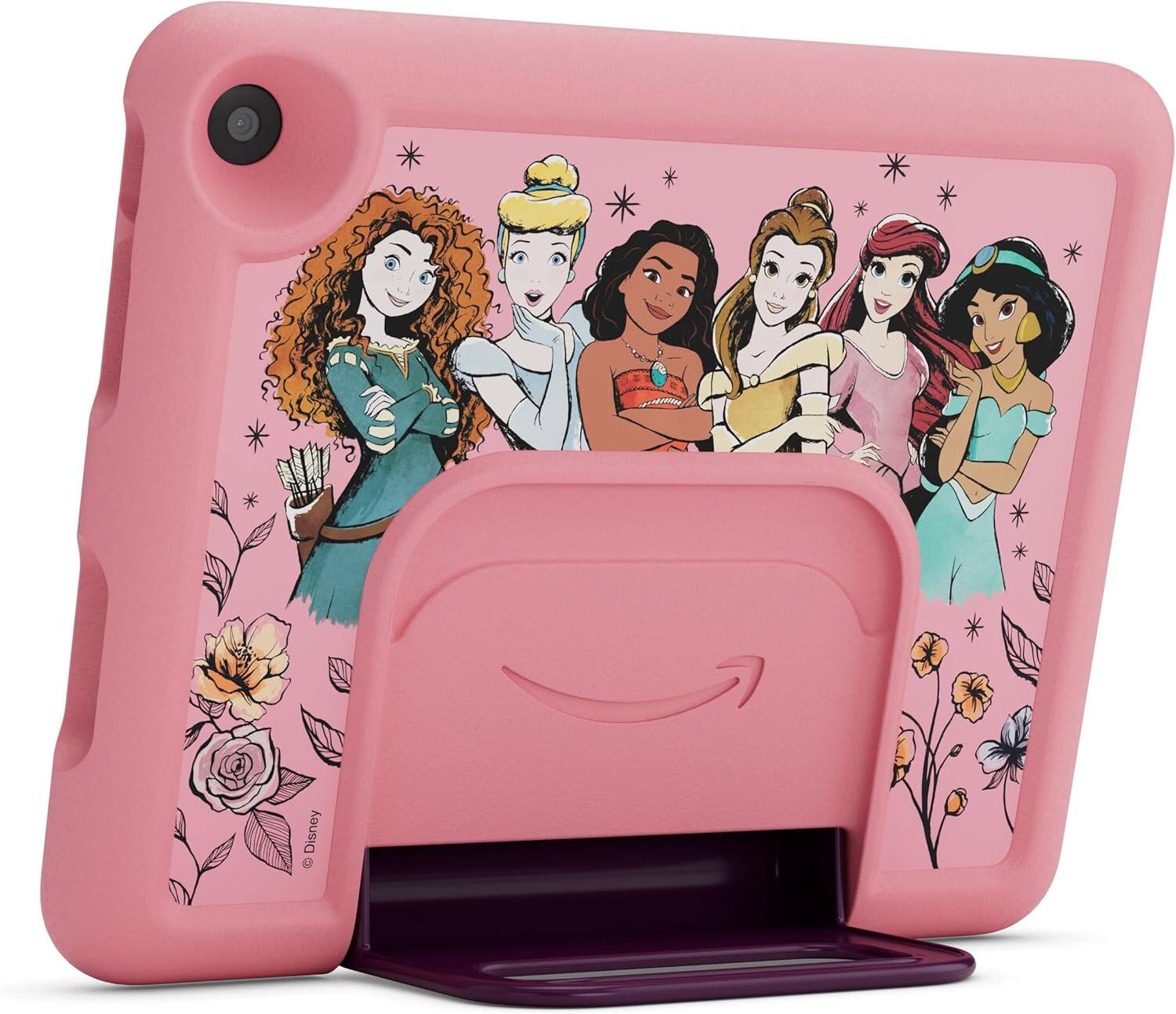 Left. Amazon - Fire HD 8 Kids tablet, ages 3-7 | 3GB memory, 13-hr battery, 32GB (2024 release) - Disney Princess.