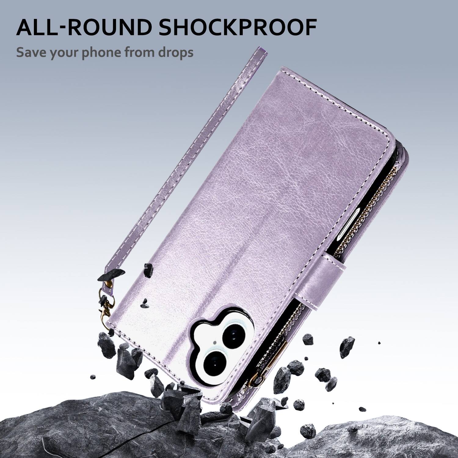 ALL-ROUND SHOCKPROOF  
Save your phone from drops