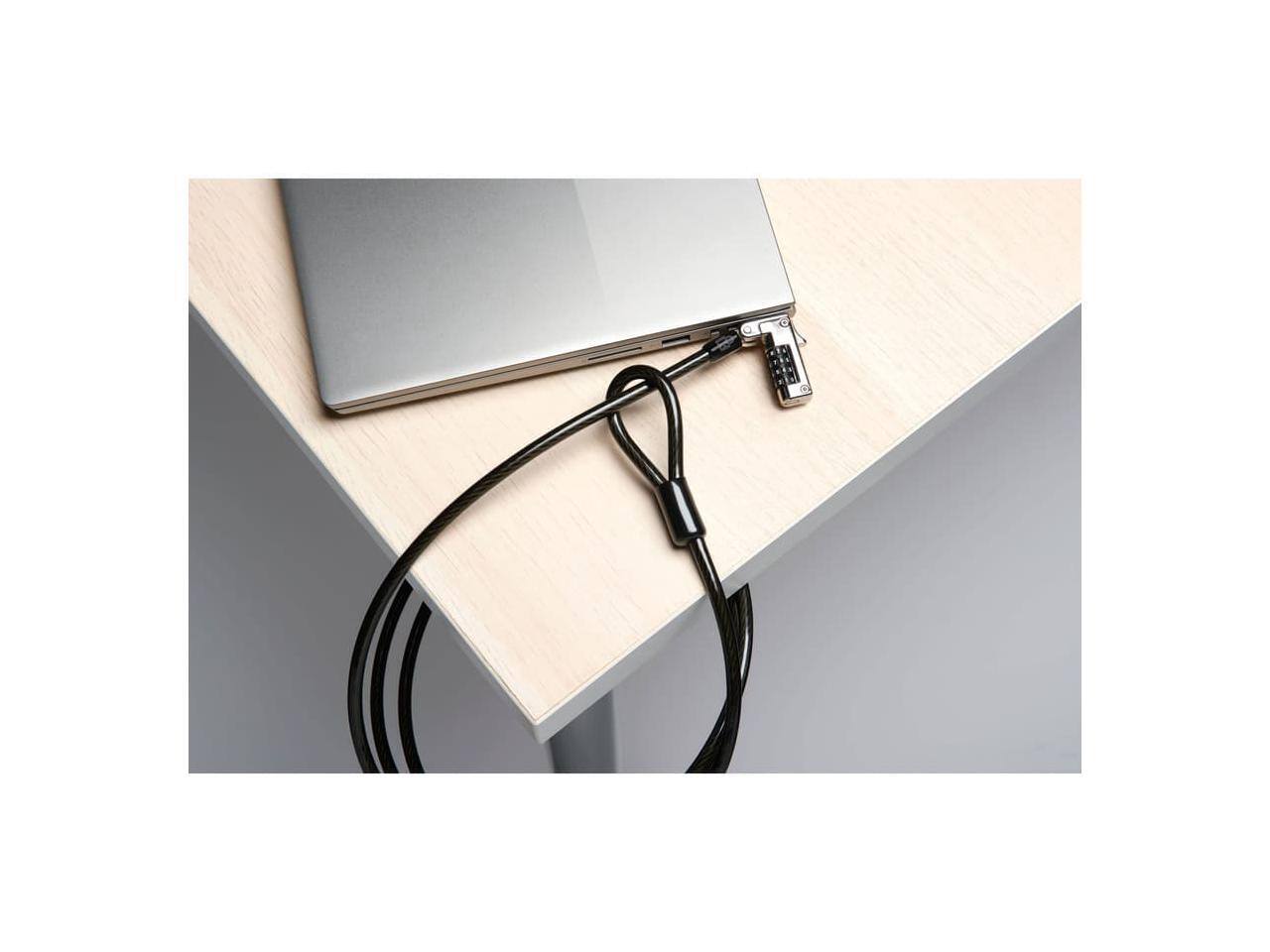 Alt View 4. Kensington - Slim Combo Ultra Cable Lock for Standard Security Slot Resettable 4-Digit Universal Fit Durable Steel Cable K60628WW.