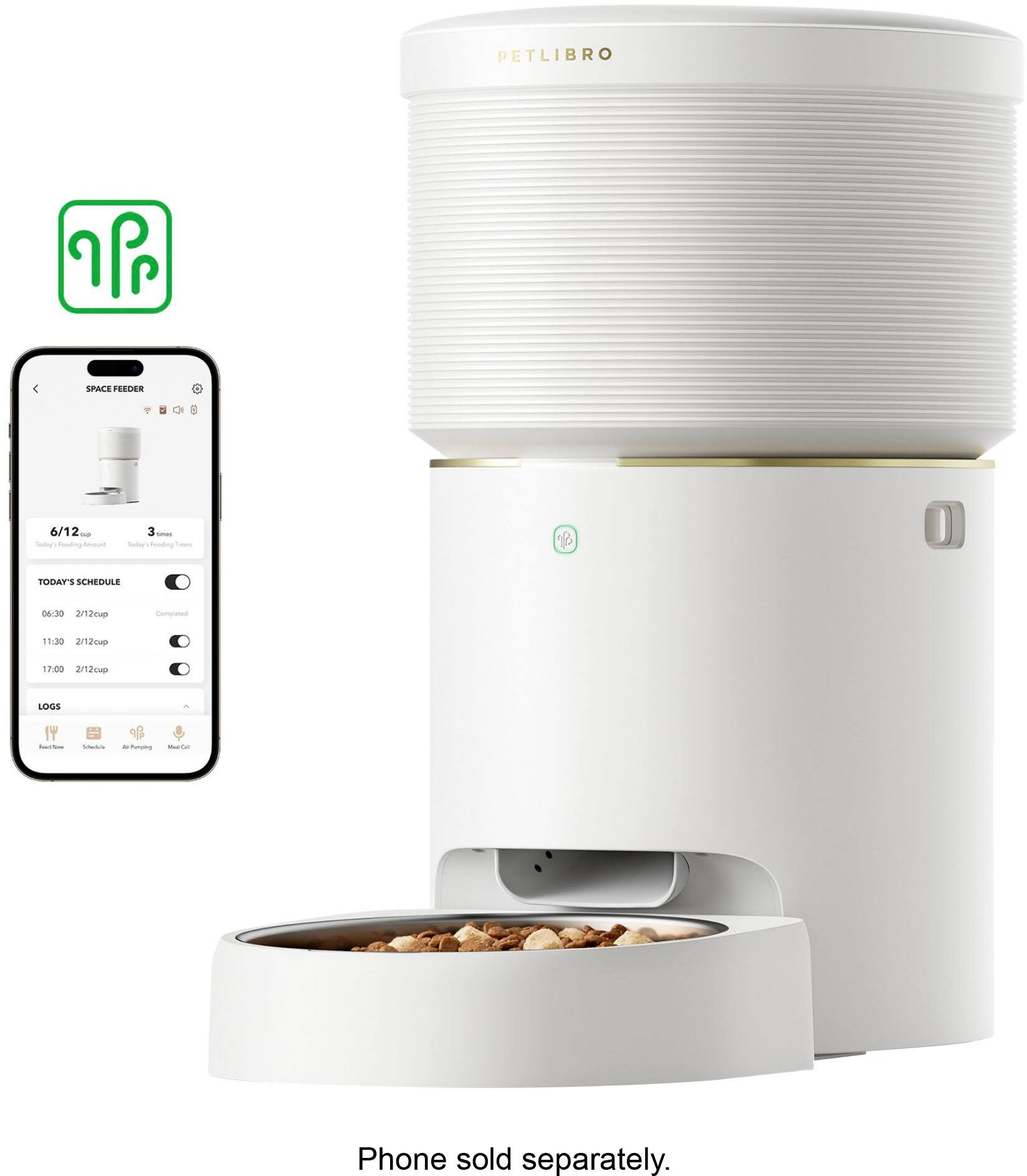 PETLIBRO - Space Automatic Dog Feeder - White