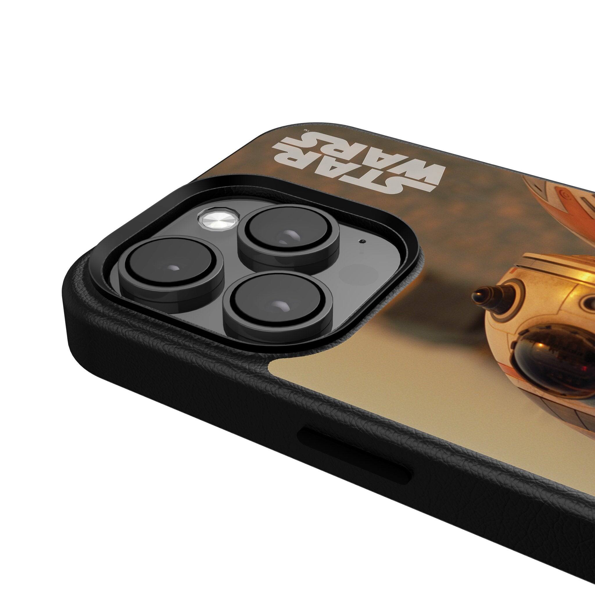 Back. Keyscaper - Star Wars: The Force Awakens Cinematic Moments: Discovery MagSafe Compatible Phone Case - Apple iPhone 15 - BB-8.