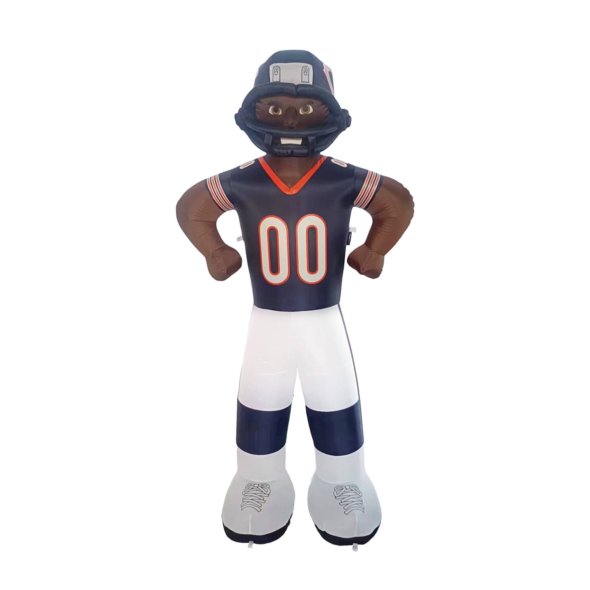 Front. Logo Brands - Chicago Bears Player Lawn Inflatable - Multicolor.