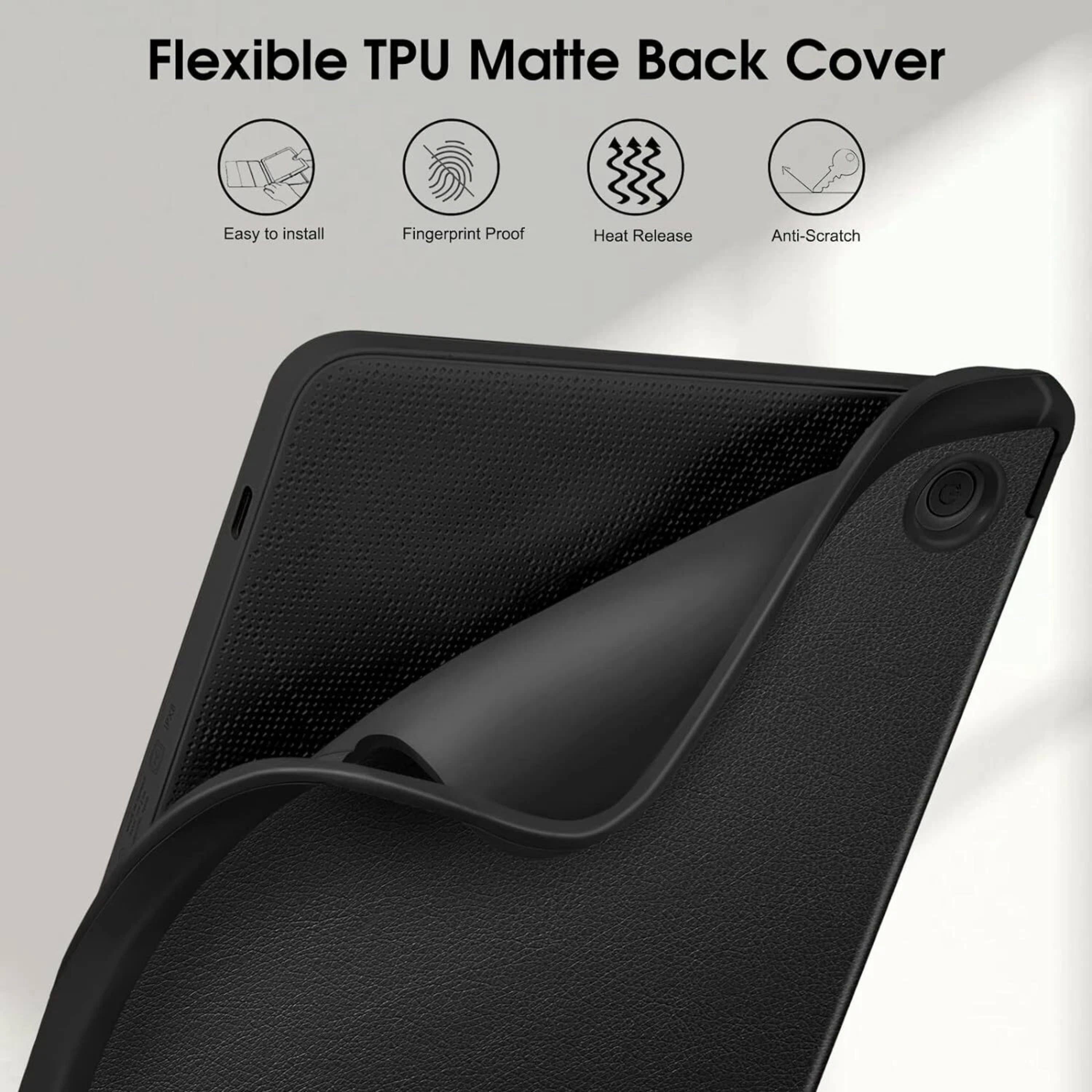 Flexible TPU Matte Back Cover

- Easy to install
- Fingerprint Proof
- Heat Release
- Anti-Scratch