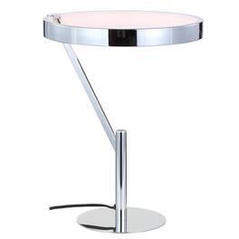 Jonathan Y - Owen 18" Integrated LED Metal Table Lamp - Chrome