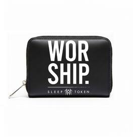 PopMarket - Sleep Token - Rocksax - Sleep Token - Worship - Bi-Fold Zipped Wallet/Purse (Black) - Multicolor