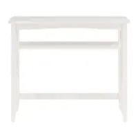 OSP Home Furnishings - Sierra 36" Foyer Table - White Finish - Front_Zoom