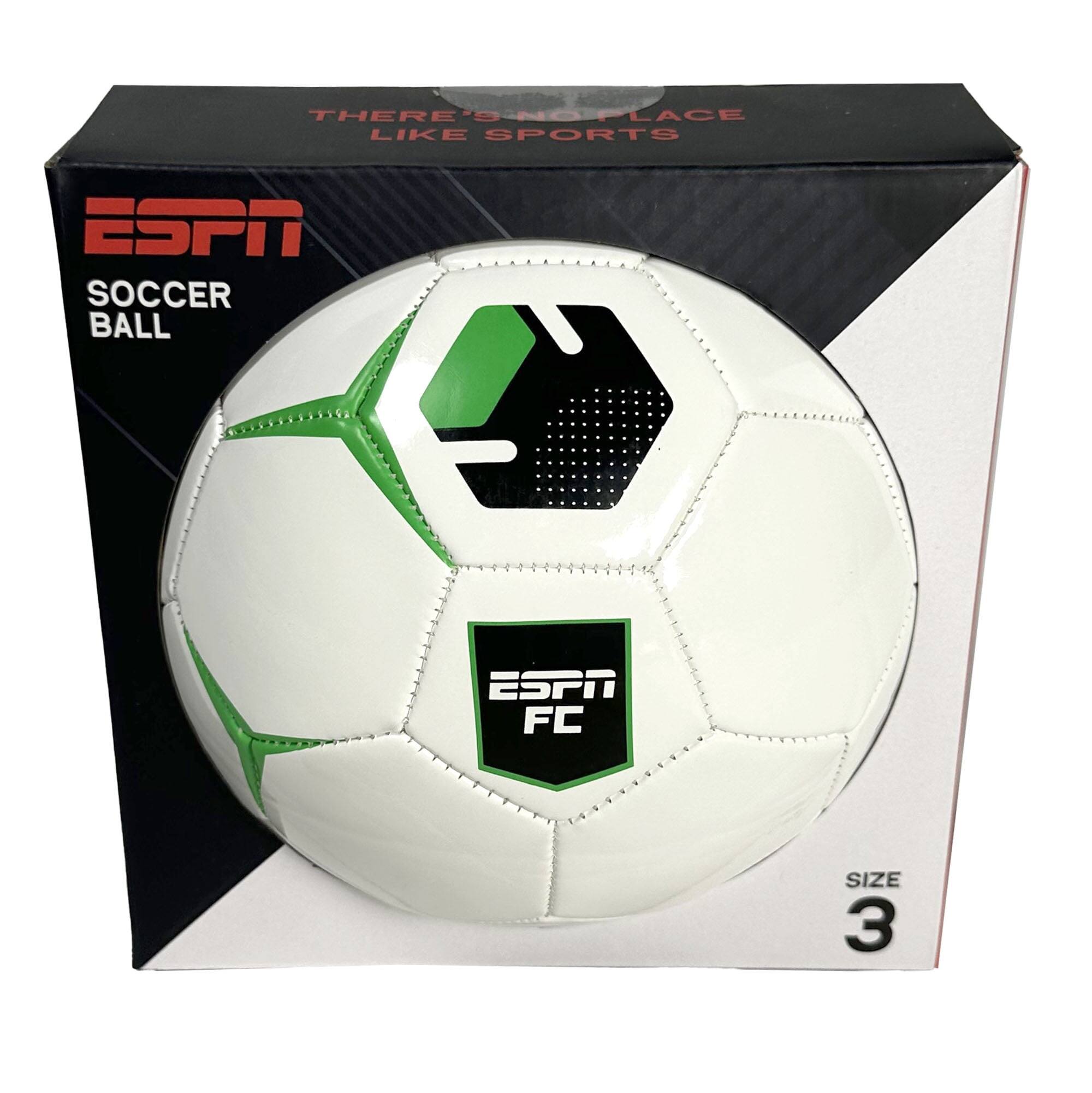 THERE'S NO PLACE LIKE SPORTS  
ESPN  
SOCCER BALL  
ESPN FC  
SIZE 3