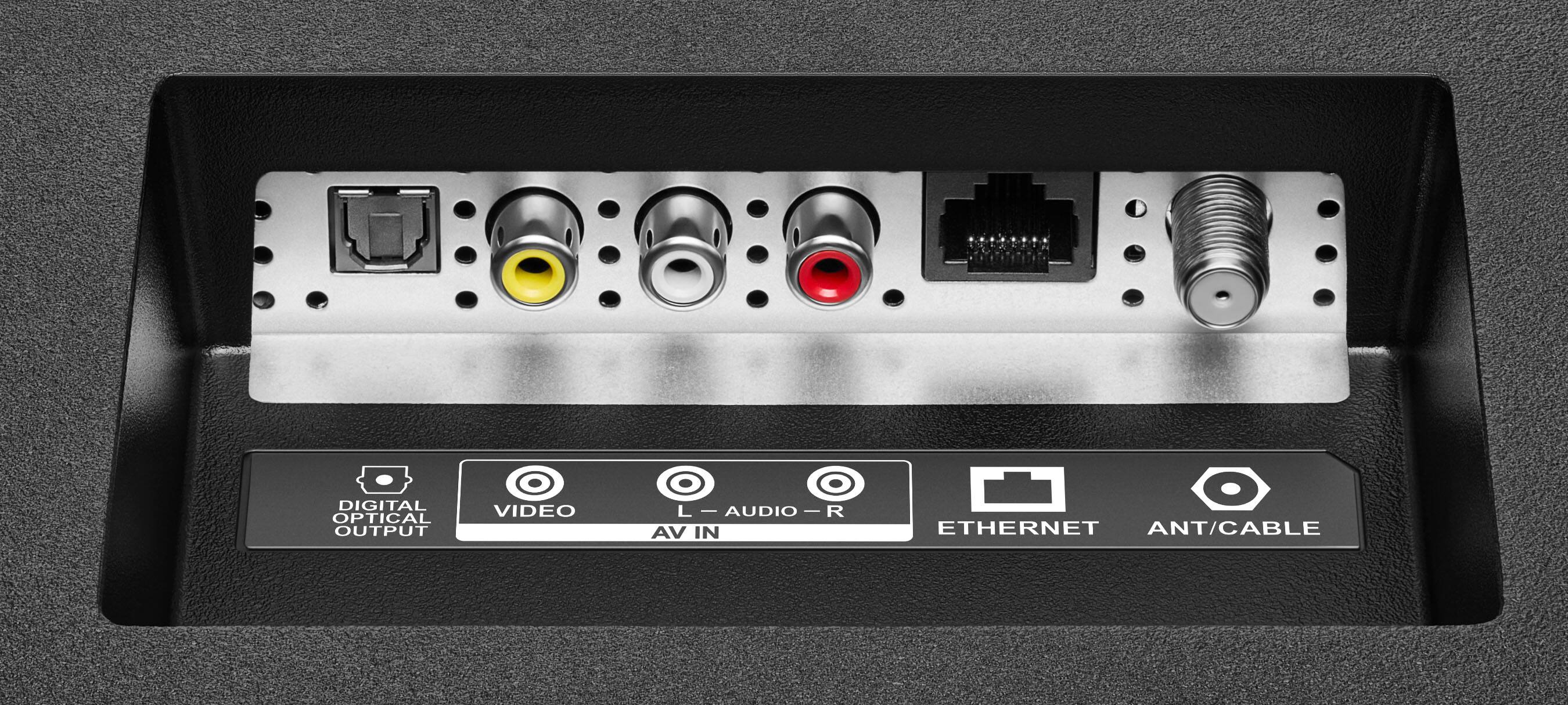 DIGITAL OPTICAL OUTPUT VIDEO L - AUDIO R AV IN ETHERNET ANT/CABLE
