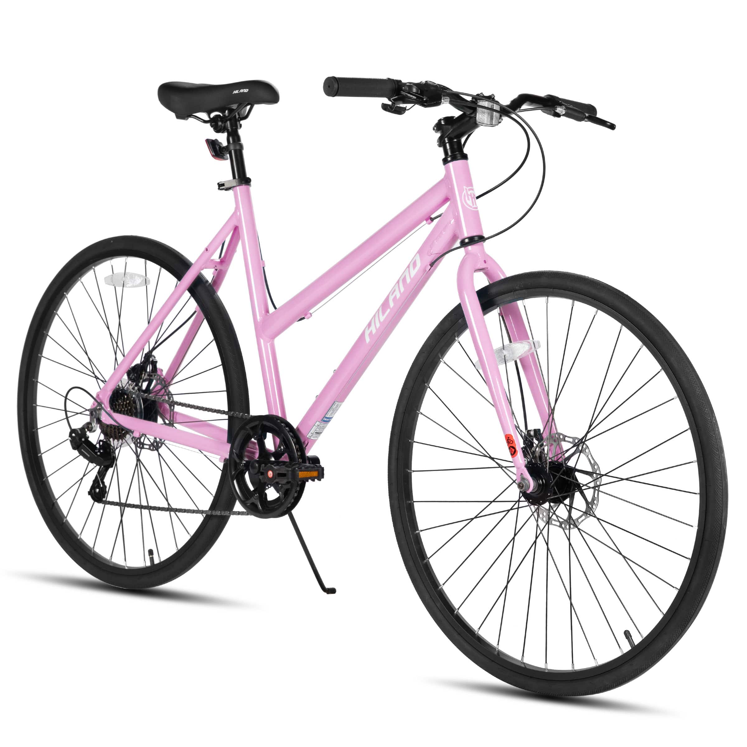 HILAND Velo 700C Hybrid Bike City Bicycle for Men Women M