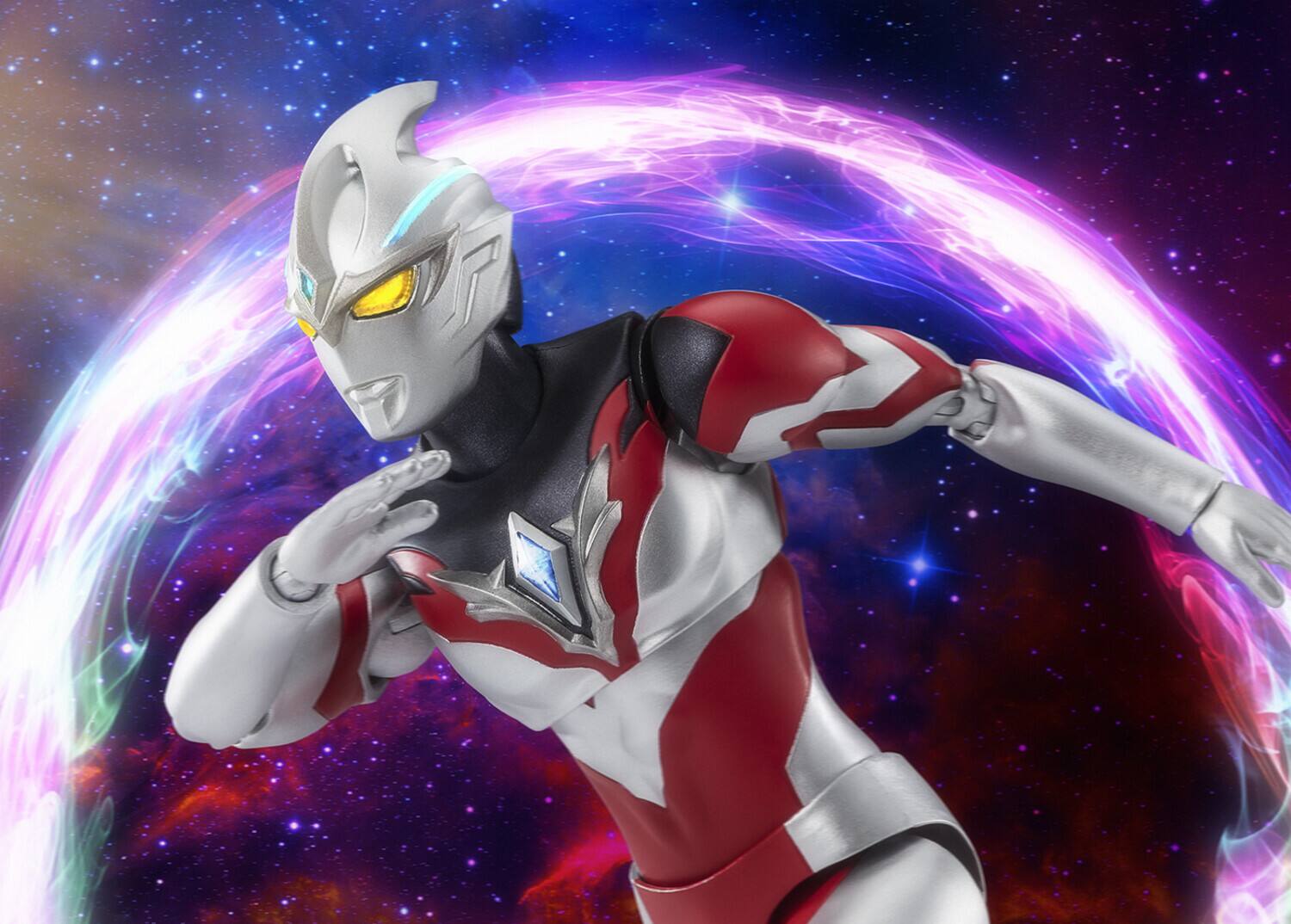 Alt View 4. Bandai - Bandai - Ultraman Arc - S.H.Figuarts - Ultraman Arc Action Figure   - Collectibles - Multicolor.