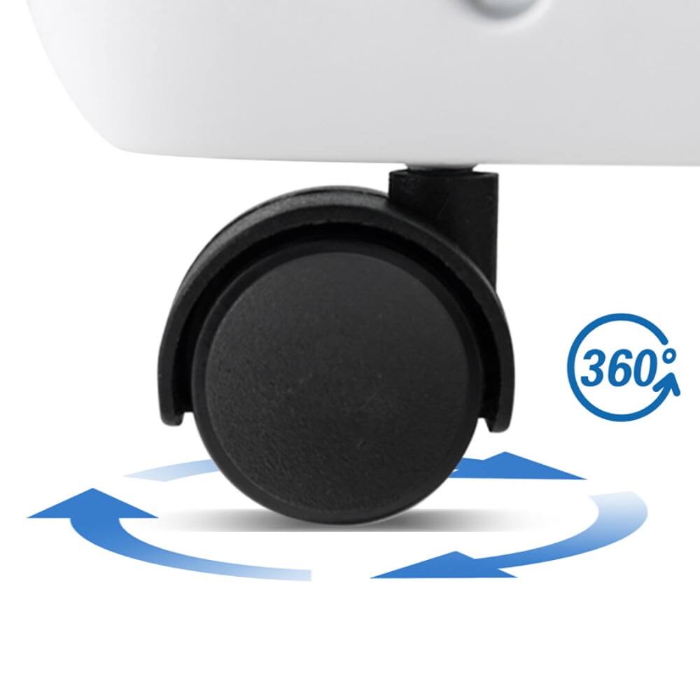 Back. Resenkos - Air Conditioner, 8000 BTU Portable Air Conditioner 3 in 1 AC Unit Fan and Dehumidifier for Rooms up to 250 Sq FT-White - White.