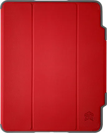 Front. STM - Dux Plus Case for Apple iPad Pro 11" - Red.