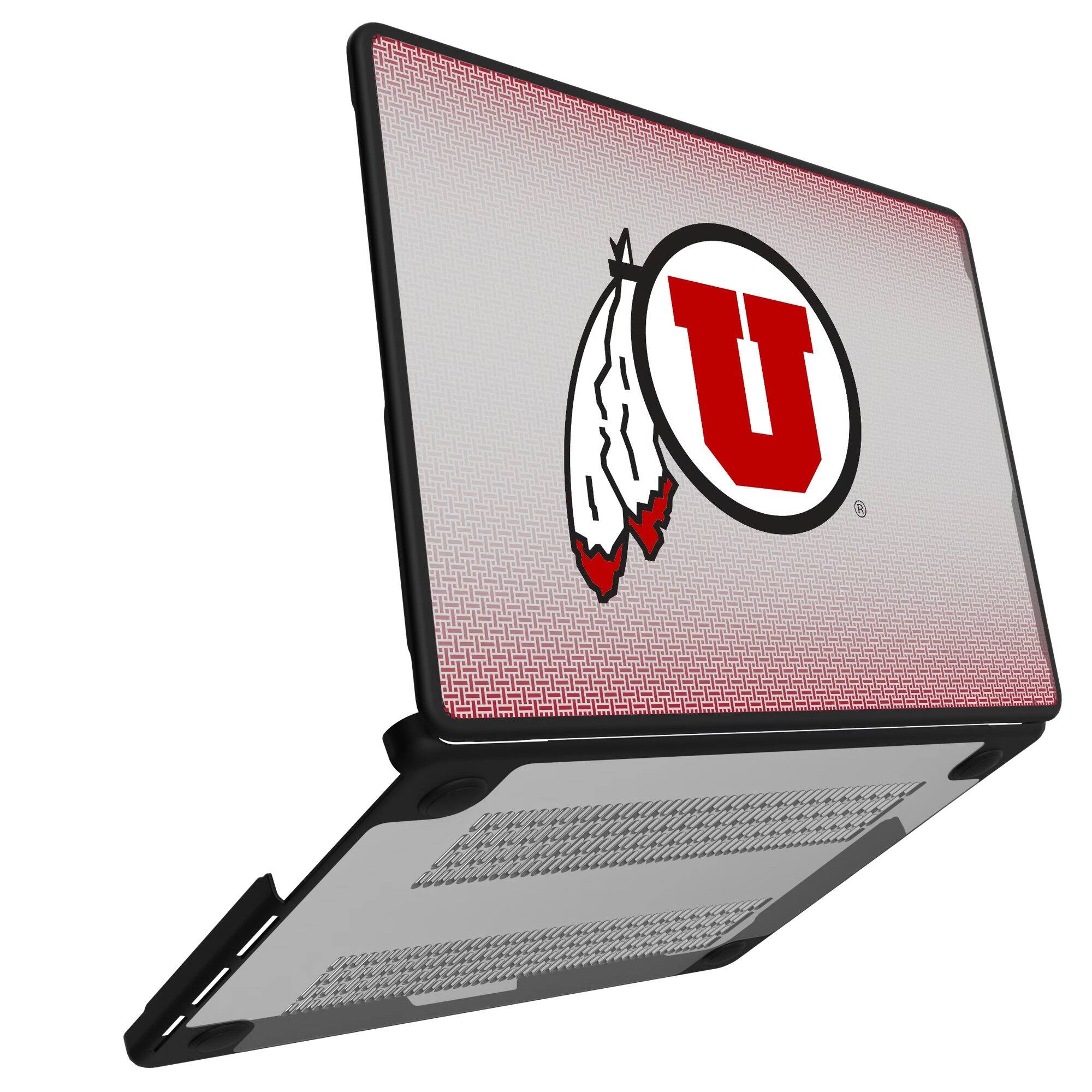 Alt View 1. Keyscaper - Utah Utes Linen MacBook Case - Pro 16 in - Multicolor.