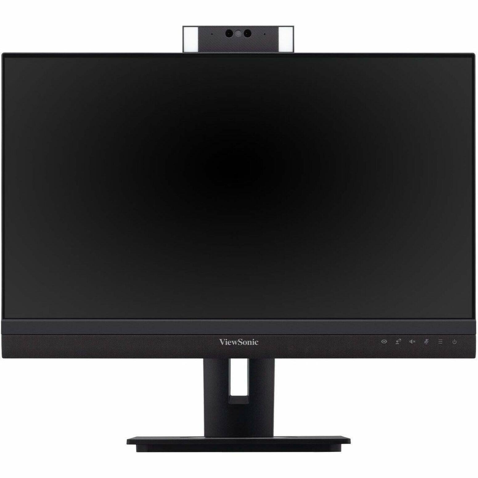 Alt View 20. ViewSonic - VG2457V 24" LCD FHD 100Hz Docking Monitor (HDMI, Display Port, USB-C, RJ45) - Black.