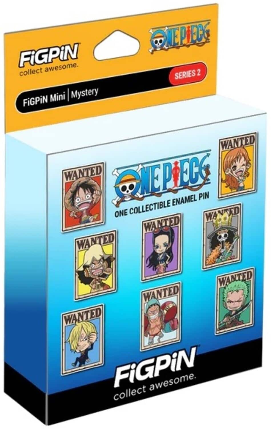 PopMarket - FiGPiN - Mystery Mini Pin - One Piece - Series 2 - 1 Pin - COLLECTABLES - Multicolor
