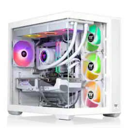 Thermaltake - LCGS View i1480S-380 Gaming Desktop Intel Core i9-14900KF - 32GB DDR5 NVIDIA GeForce RTX 5080, 1TB NVMe M.2 - White
