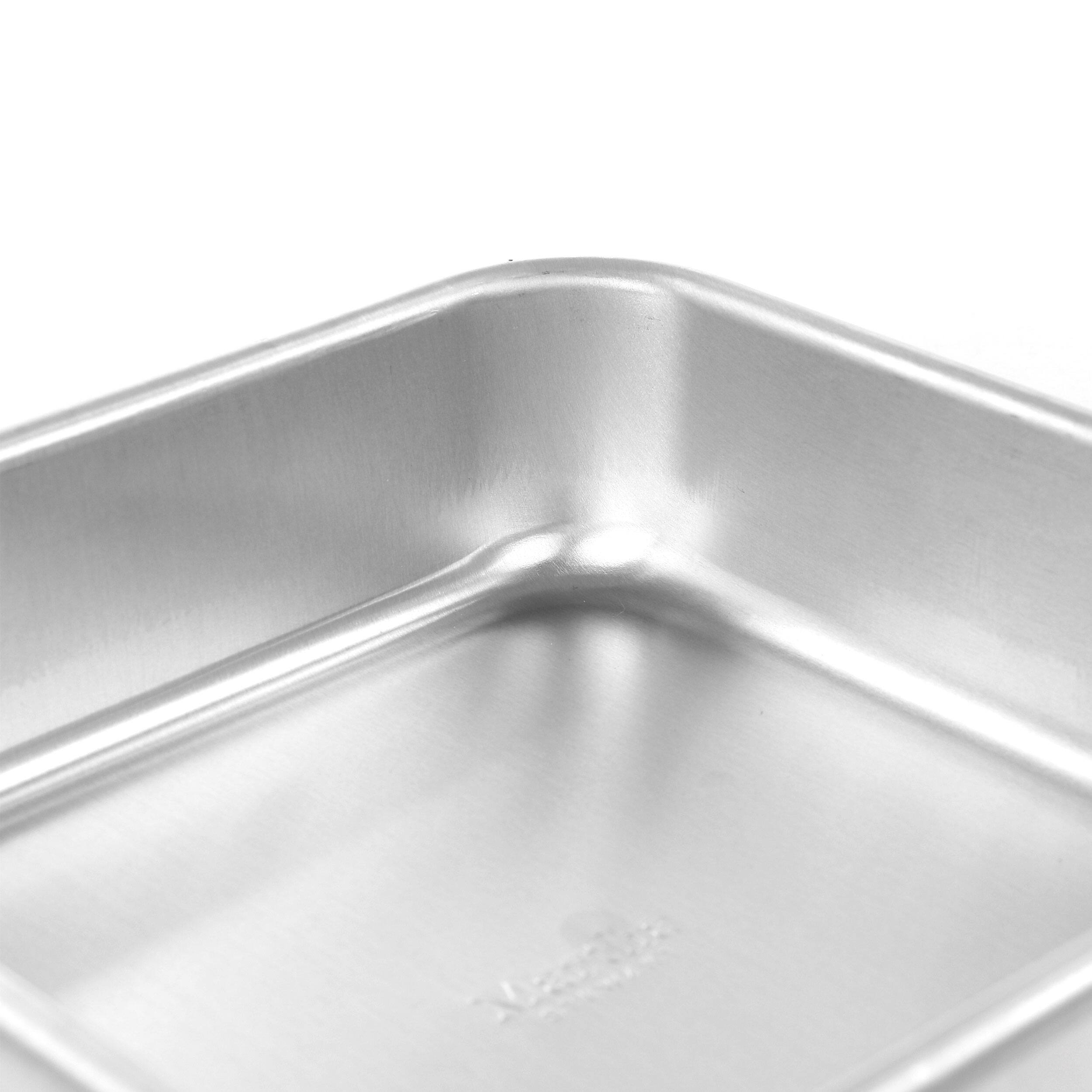 Alt View 3. Martha Stewart - Martha Stewart 9 Inch Square Aluminum Cake Pan - Silver.