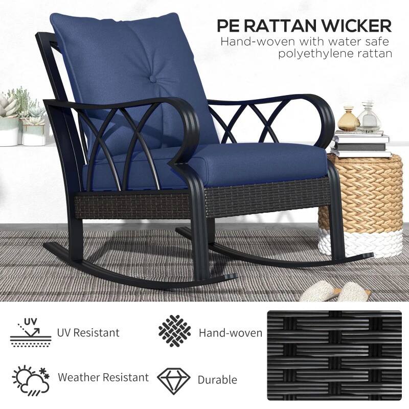 PE RATTAN WICKER  
Hand-woven with water safe polyethylene rattan  

- UV Resistant  
- Weather Resistant  
- Hand-woven  
- Durable
