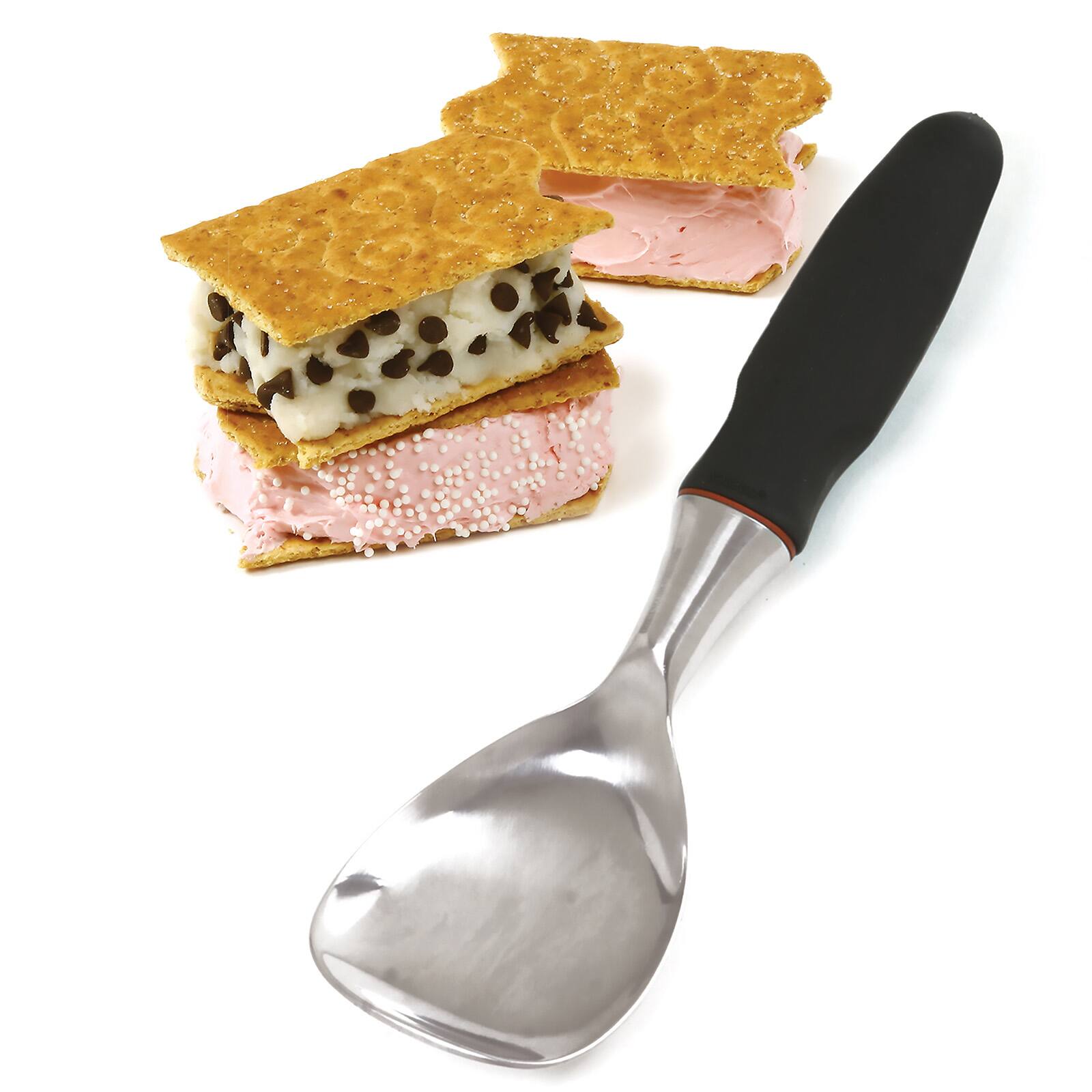 Alt View 3. Norpro - Grip-EZ Ice Cream Spade, Black - Silver.