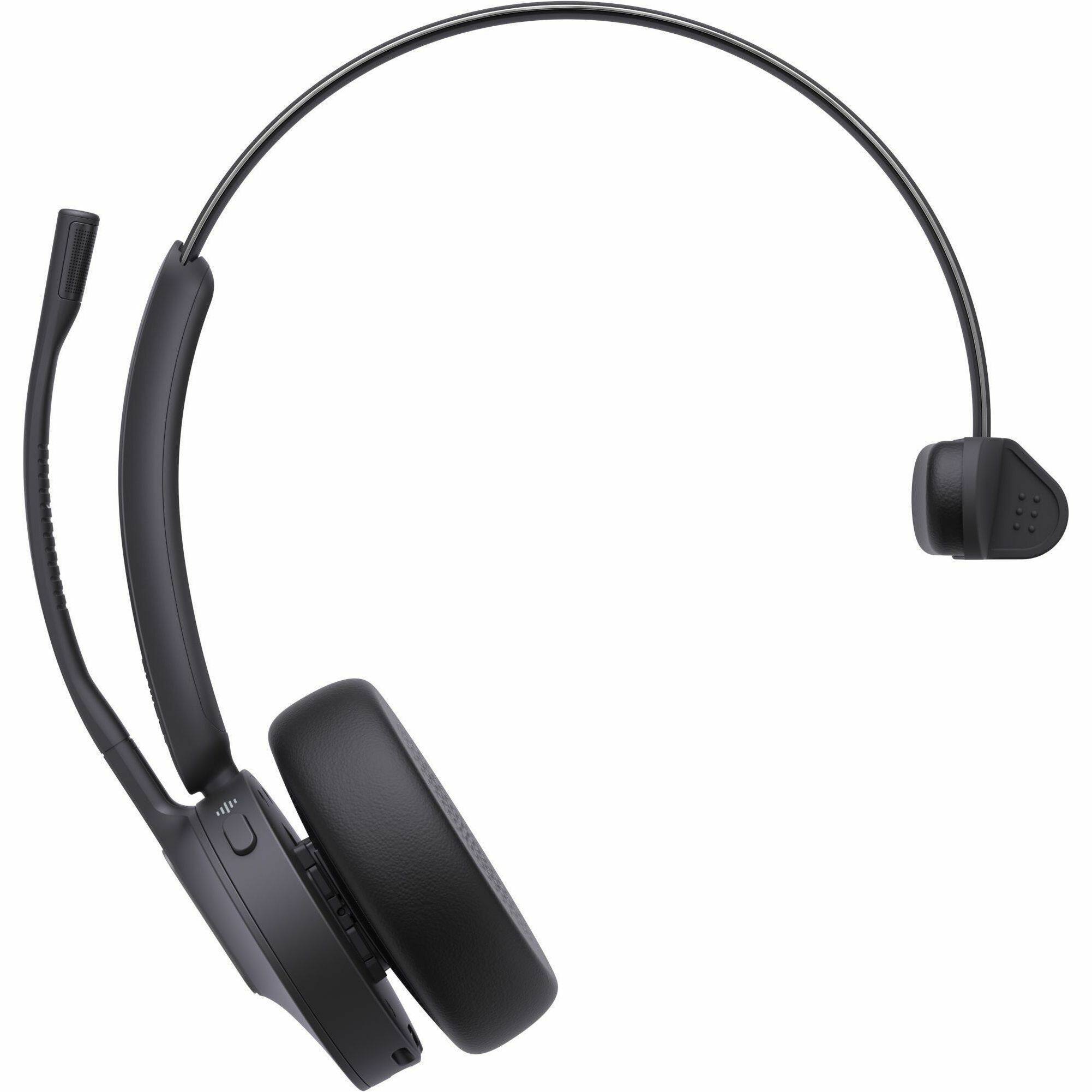 Alt View 7. Yealink - Yealink WH64 Headset - Microsoft Teams Certification - Mono - Wireless - Bluetooth/DECT - 164 ft - 20 Hz to 20 kHz - Unknown.